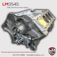 5.8L ALUMINUM SHORT BLOCK (LM354S) NON- SLEEVED